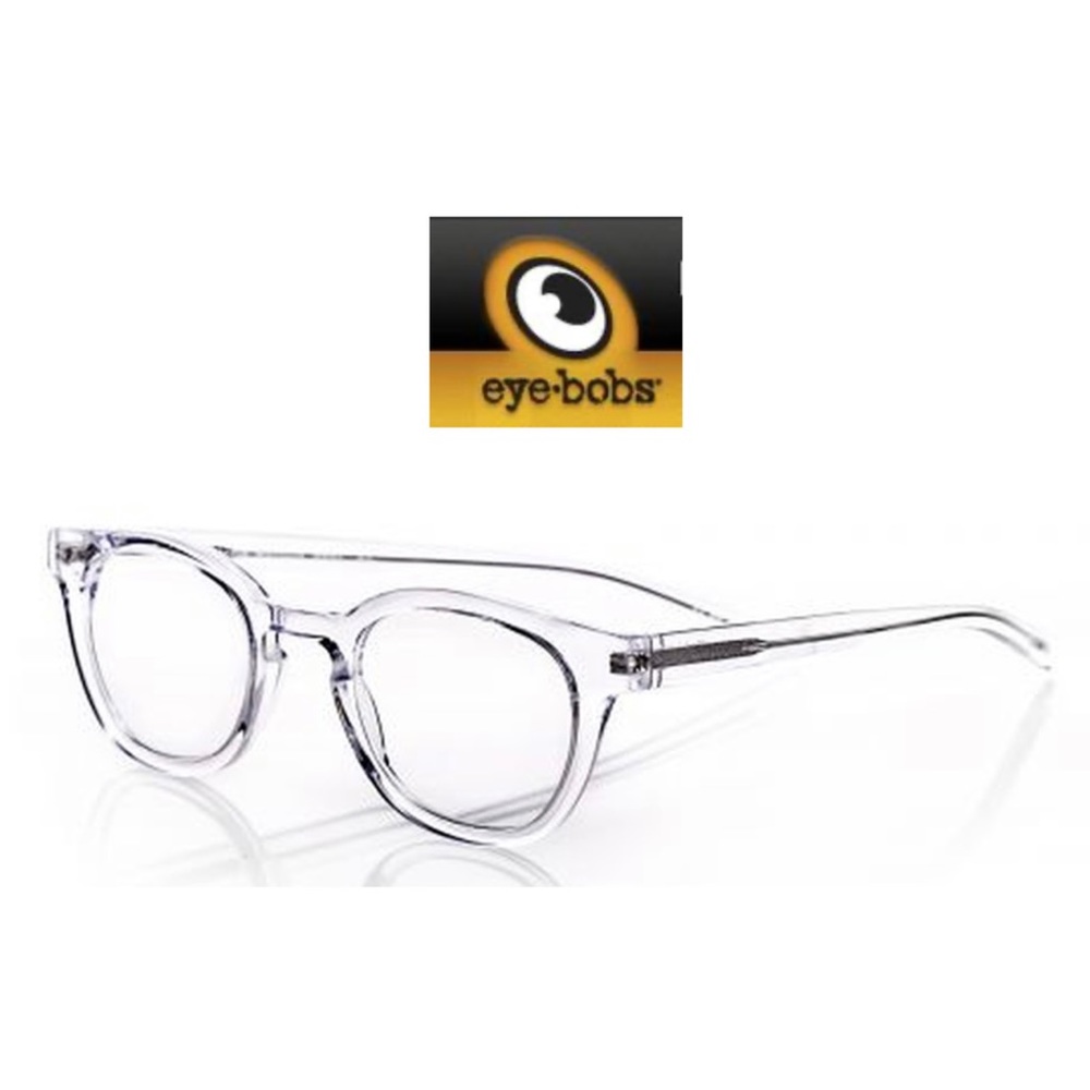 Eyebobs, WAYLAID, clear readers, 1.25 strength, unisex